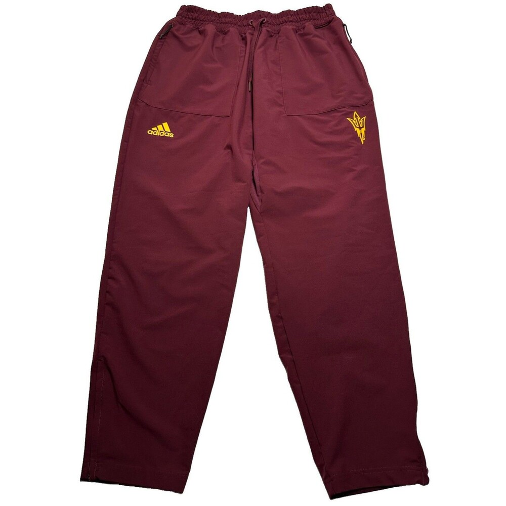 Adidas Arizona State Sun Devils Training Pants 29" Size XL-T Maroon H45660